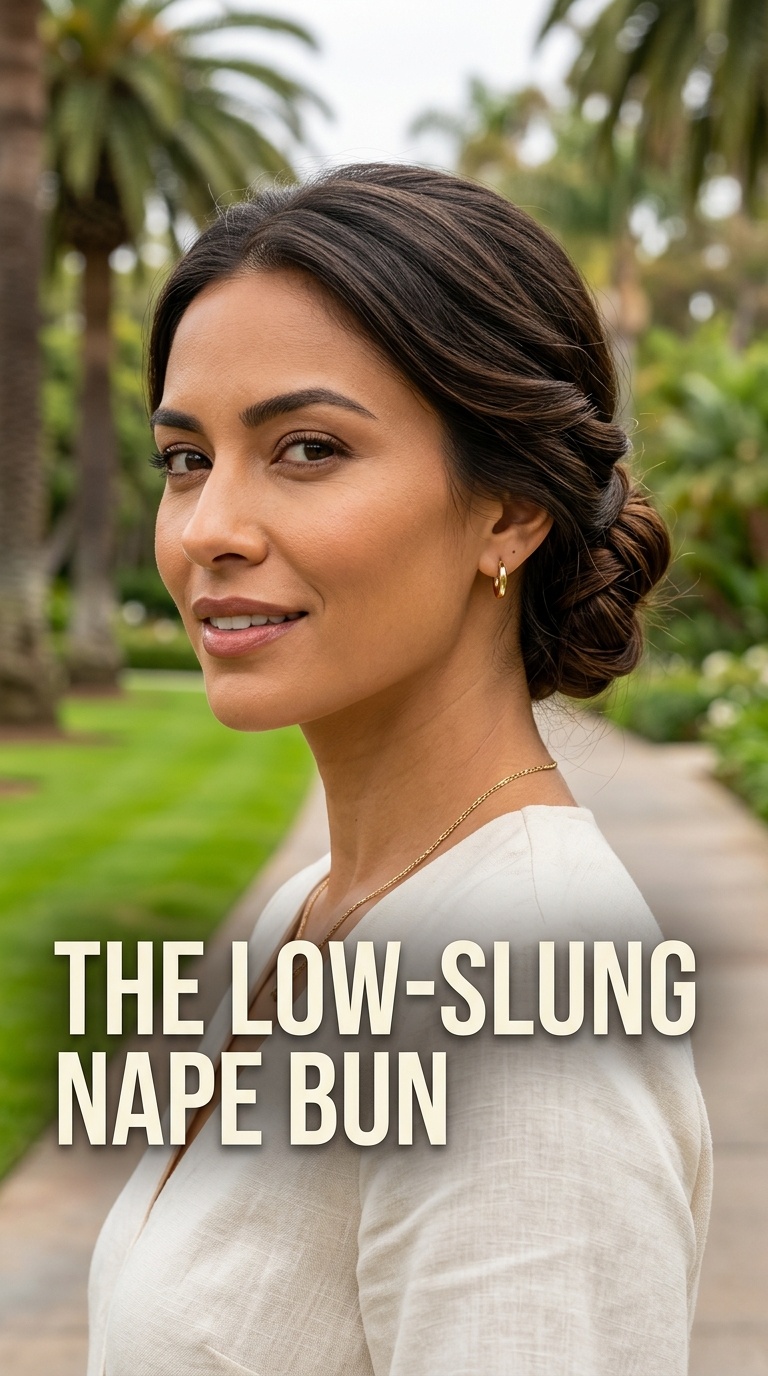 The Low-Slung Nape Bun