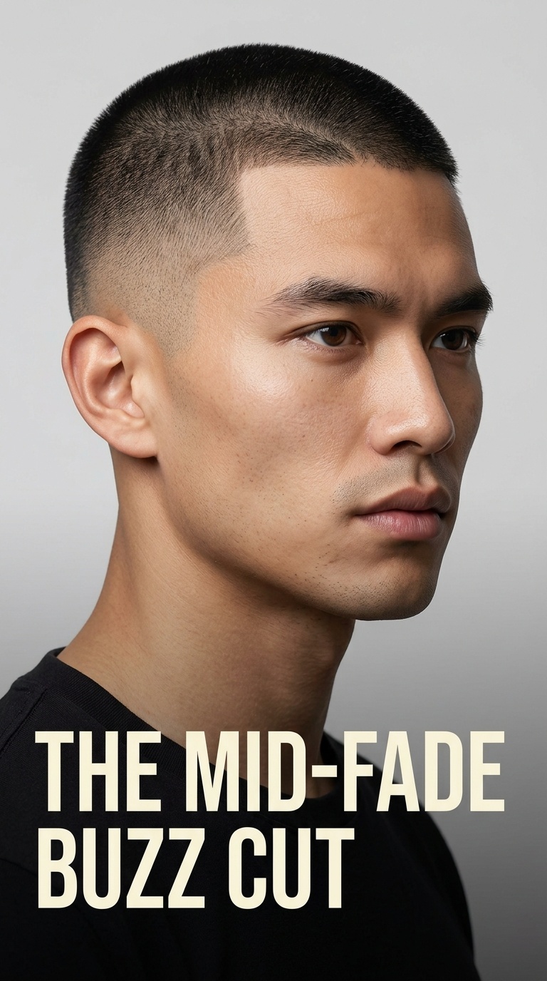 The Mid-Fade Buzz Cut