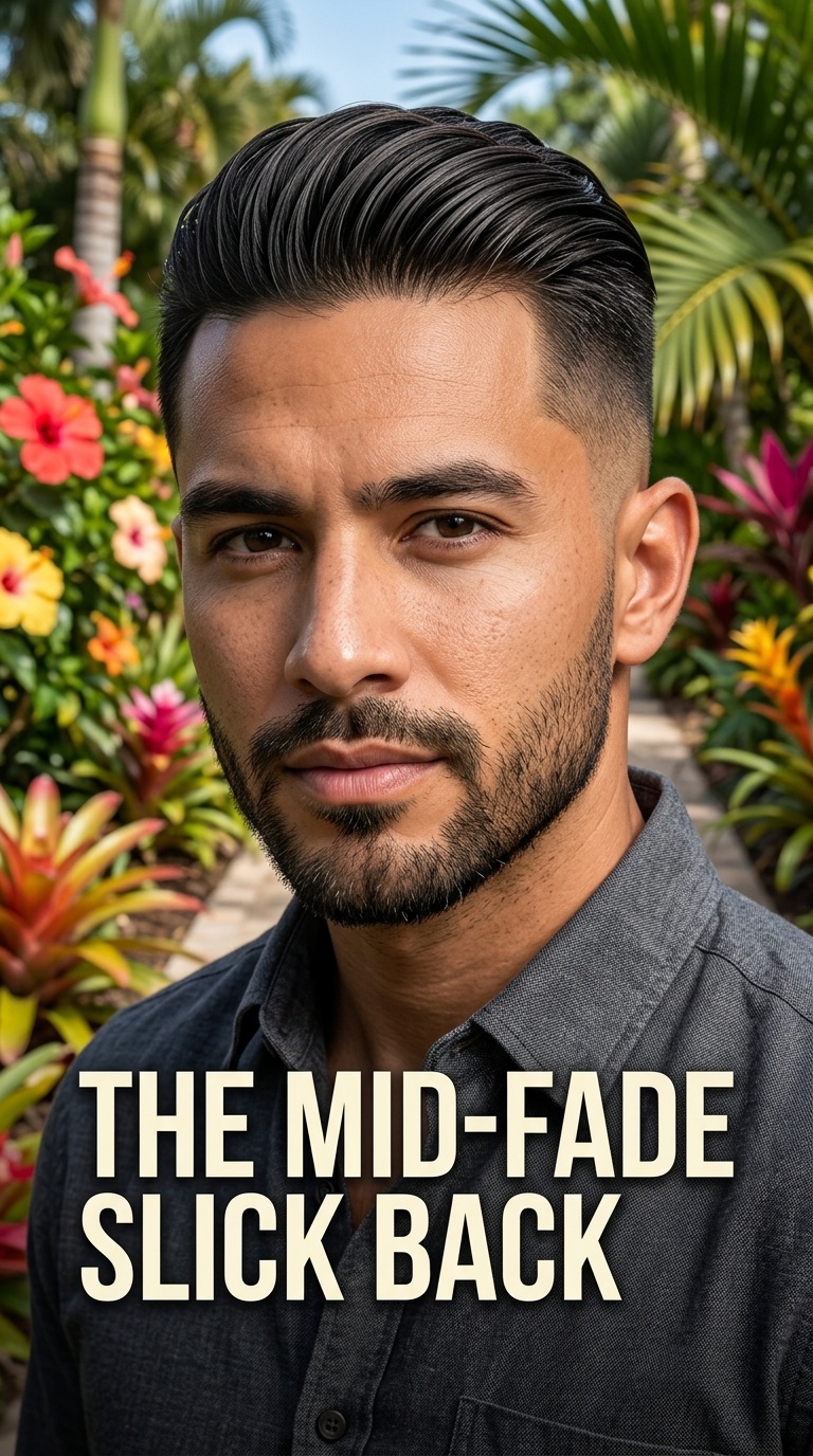 The Mid-Fade Slick Back