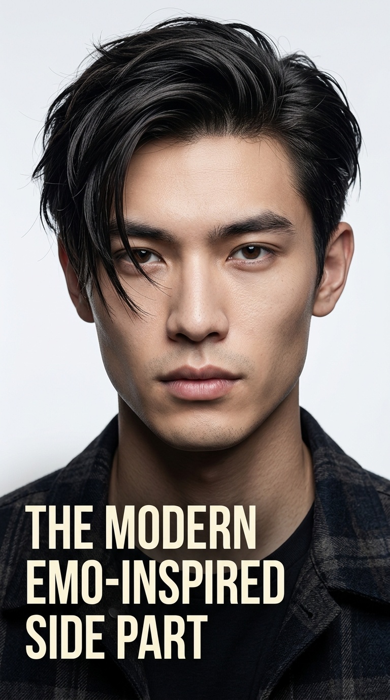 The Modern Emo-Inspired Side Part