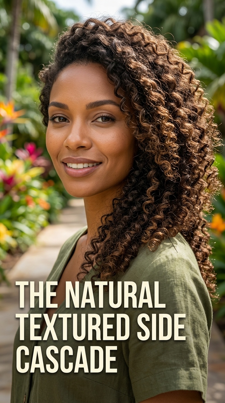 The Natural Textured Side Cascade