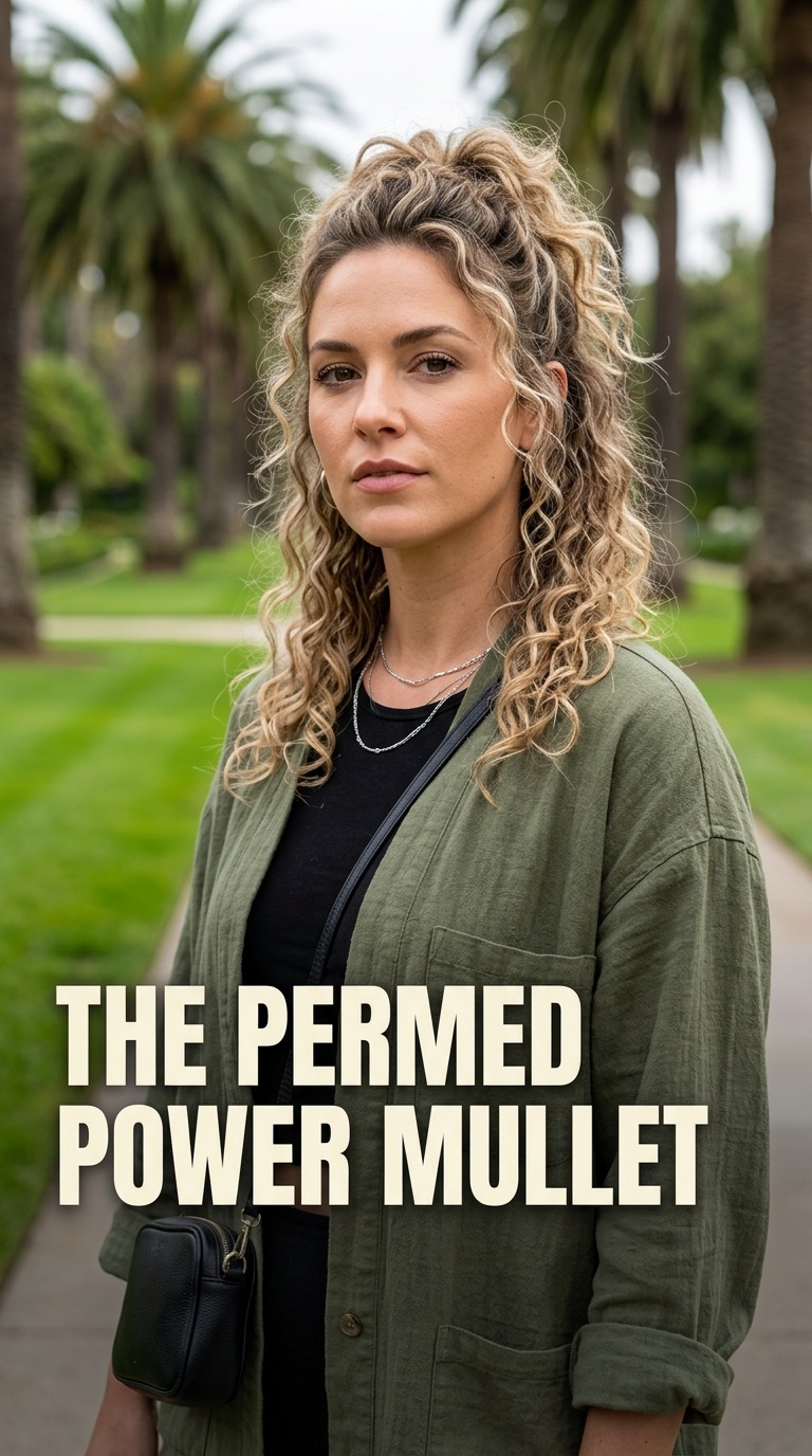 The Permed Power Mullet