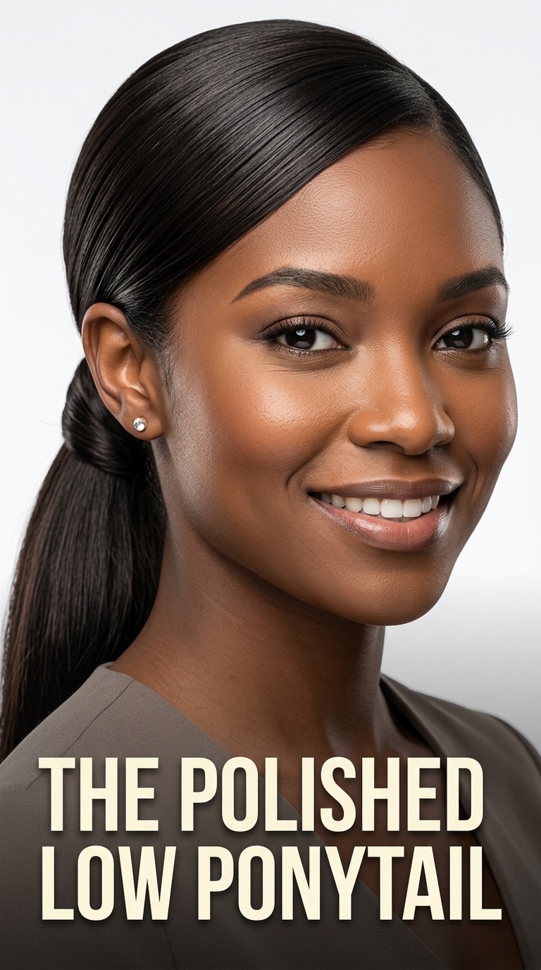 The Polished Low Ponytail