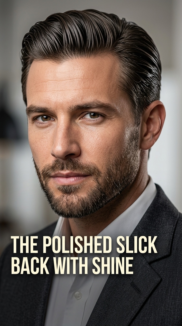 The Polished Slick Back with High Shine