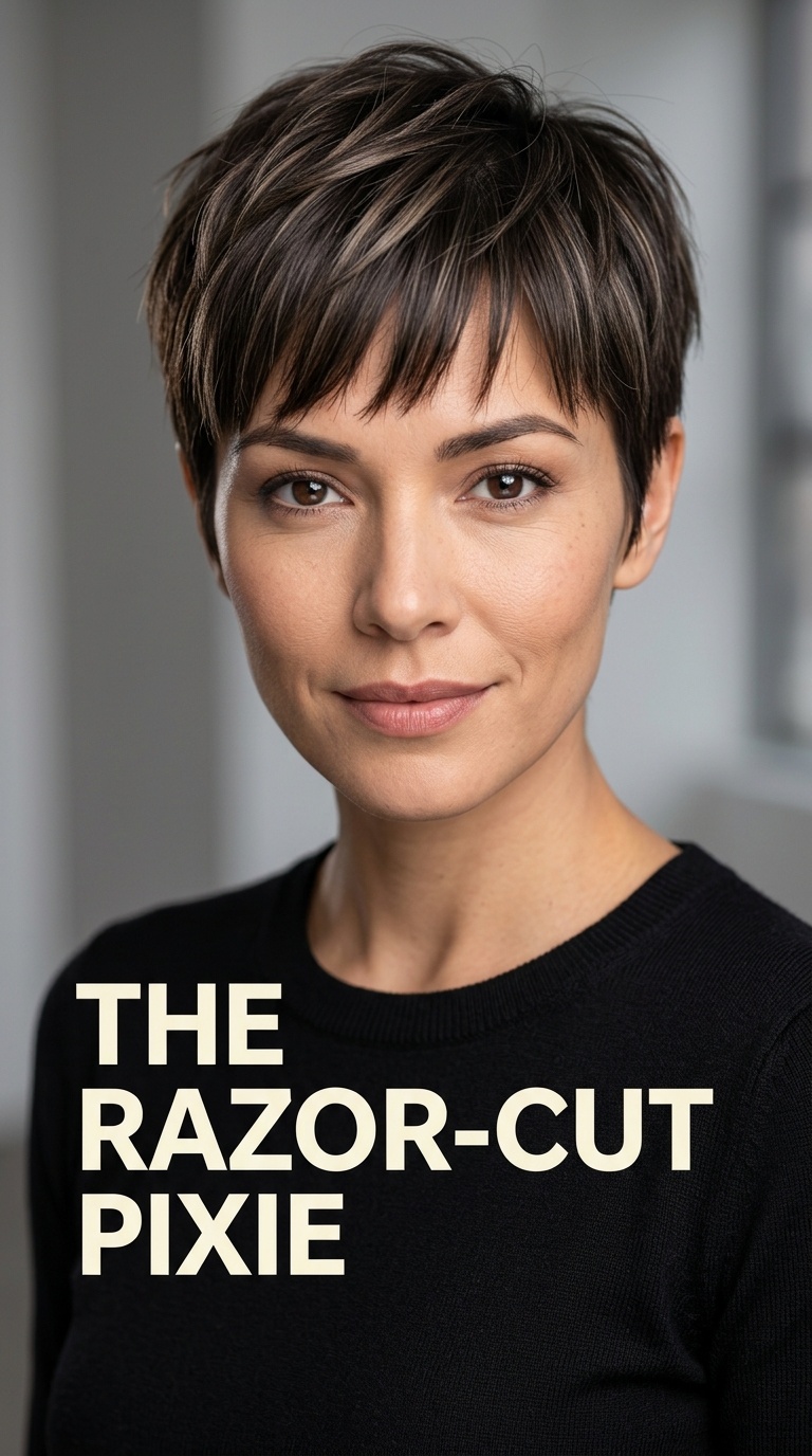 The Razor-Cut Pixie
