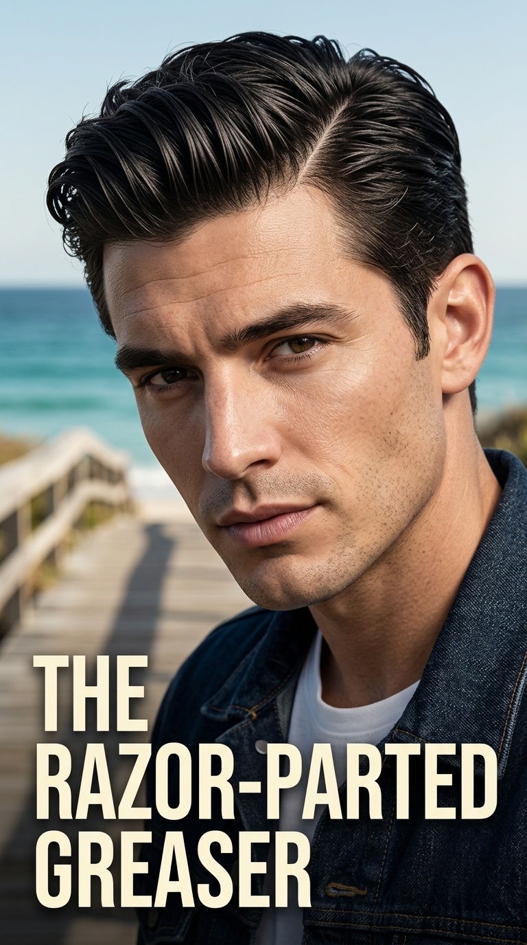 The Razor-Parted Greaser