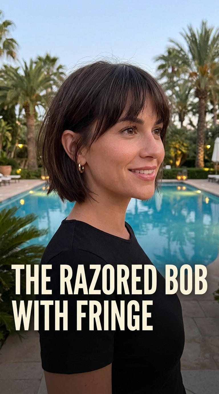 The Razored Bob with Fringe