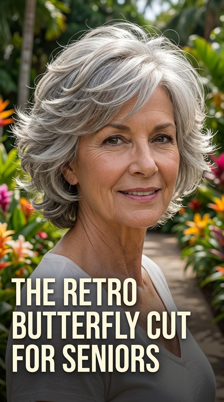 The Retro Butterfly Cut for Seniors