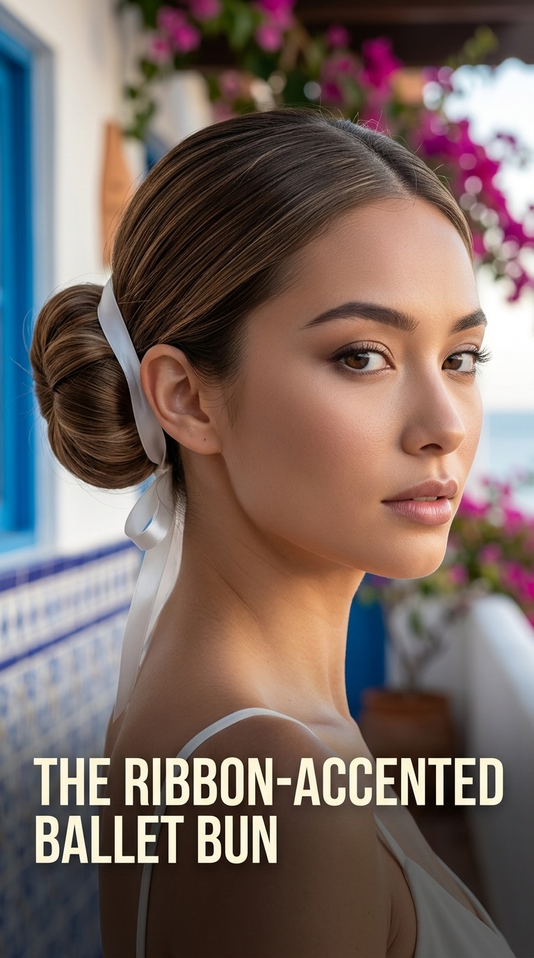 The Ribbon-Accented Ballet Bun