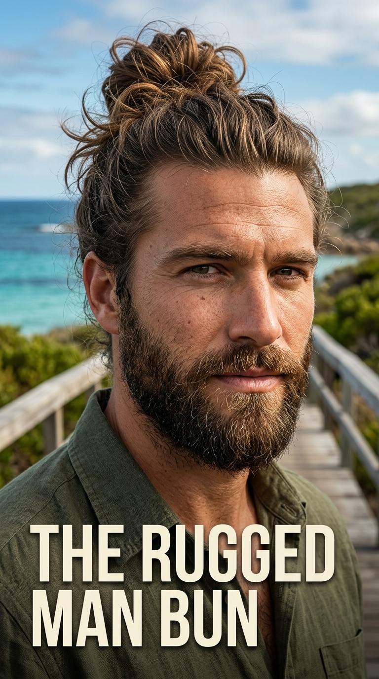 The Rugged Man Bun
