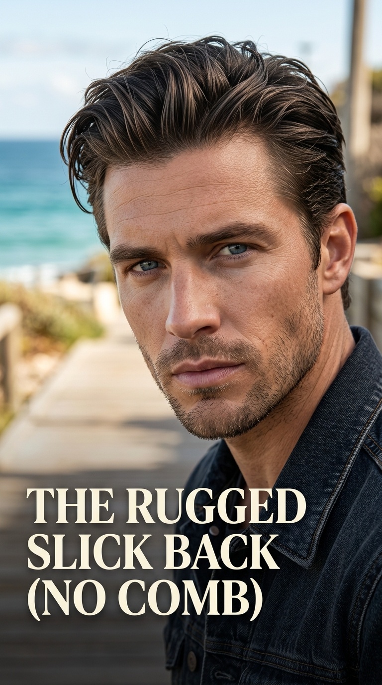 The Rugged Slick Back (No Comb)