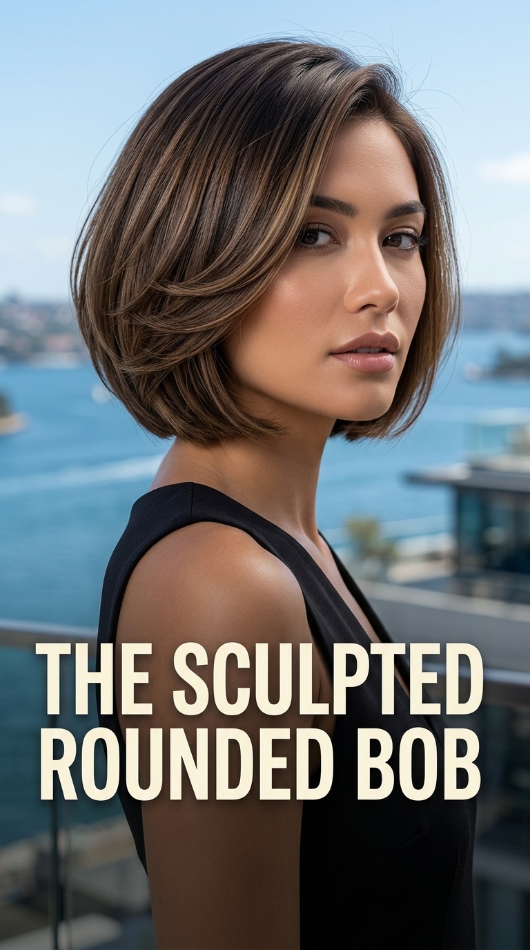 The Sculpted Rounded Bob