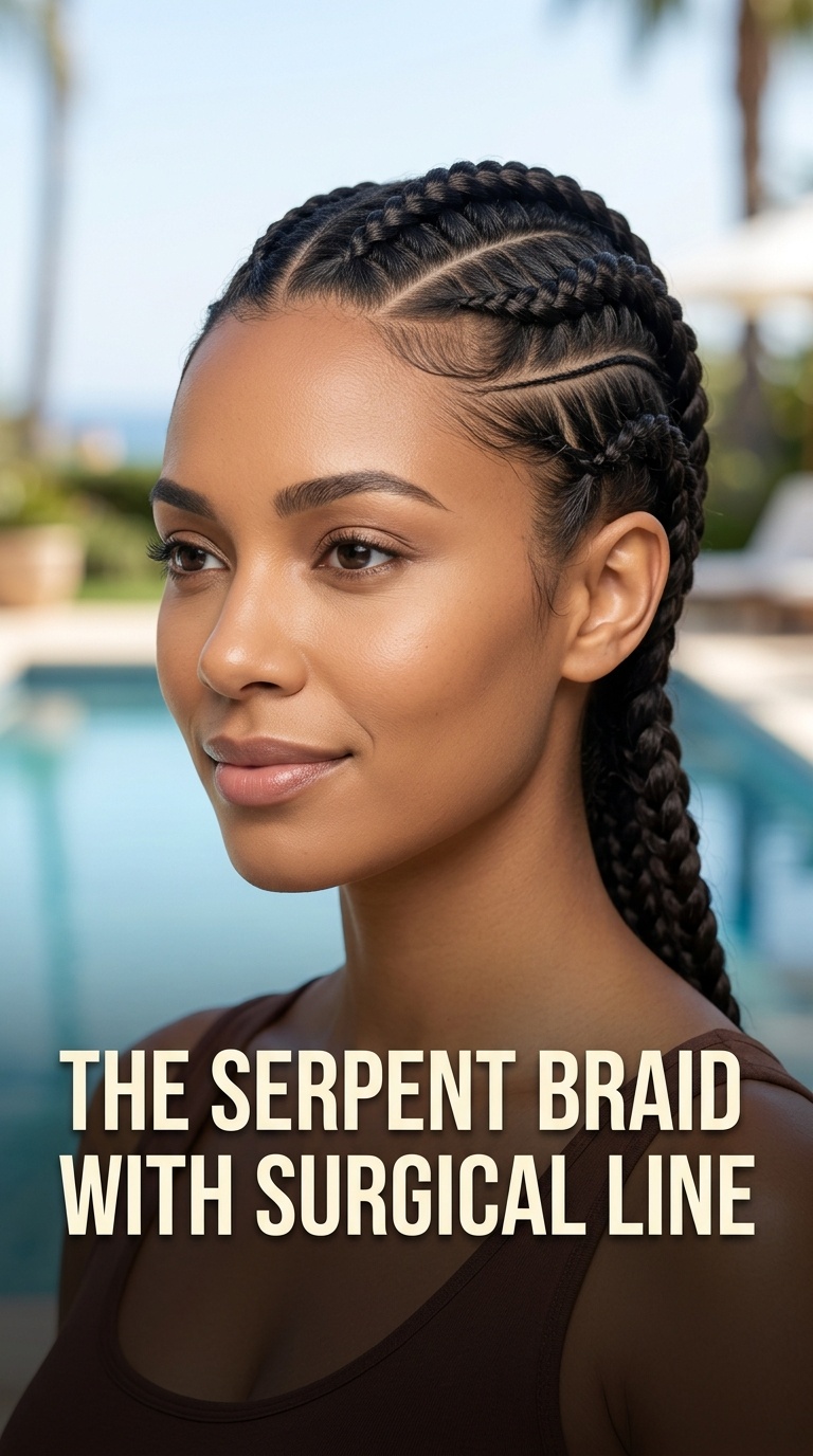 The Serpent Braid with Surgical Line