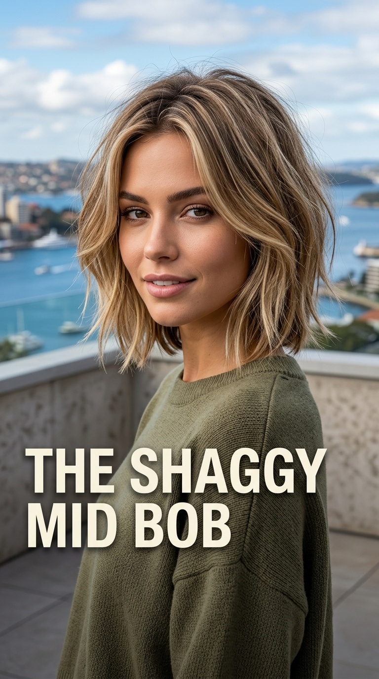 The Shaggy Mid Bob
