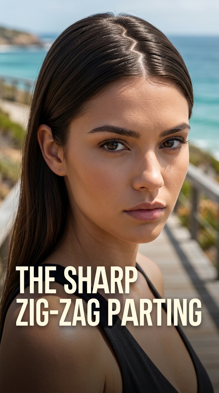 The Sharp Zig-Zag Parting