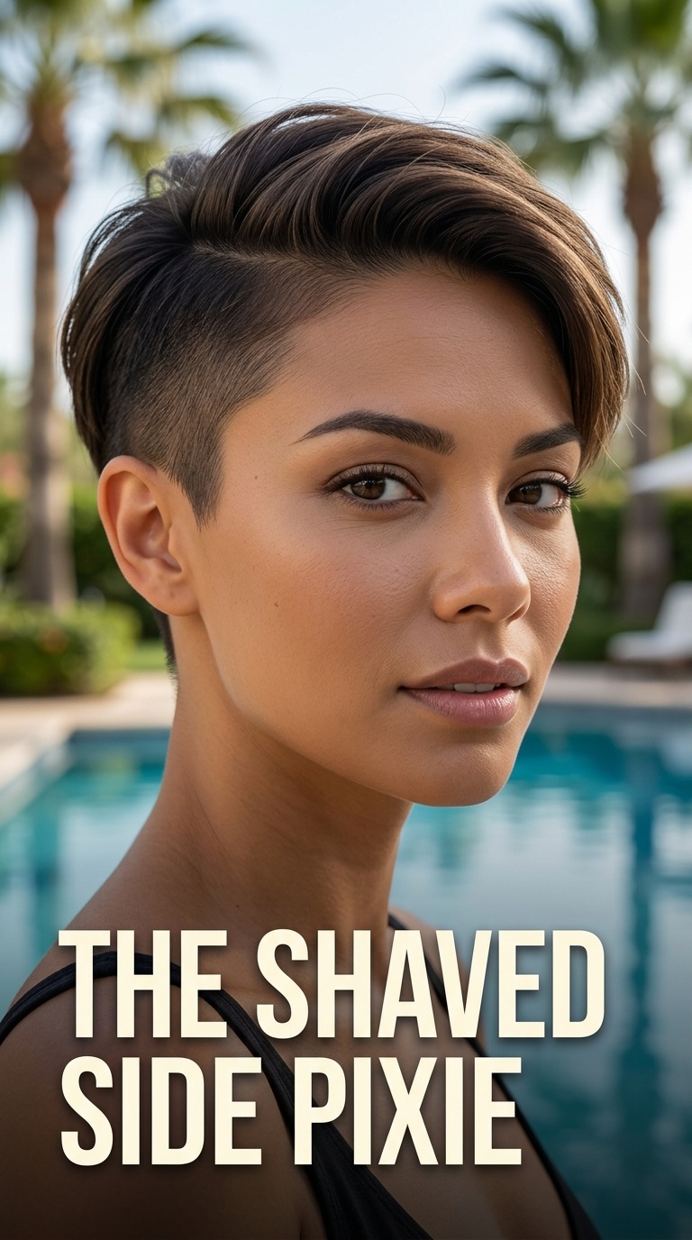 The Shaved Side Pixie