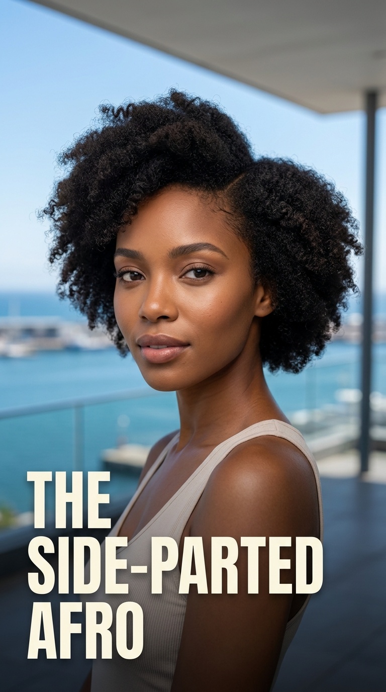 The Side-Parted Afro