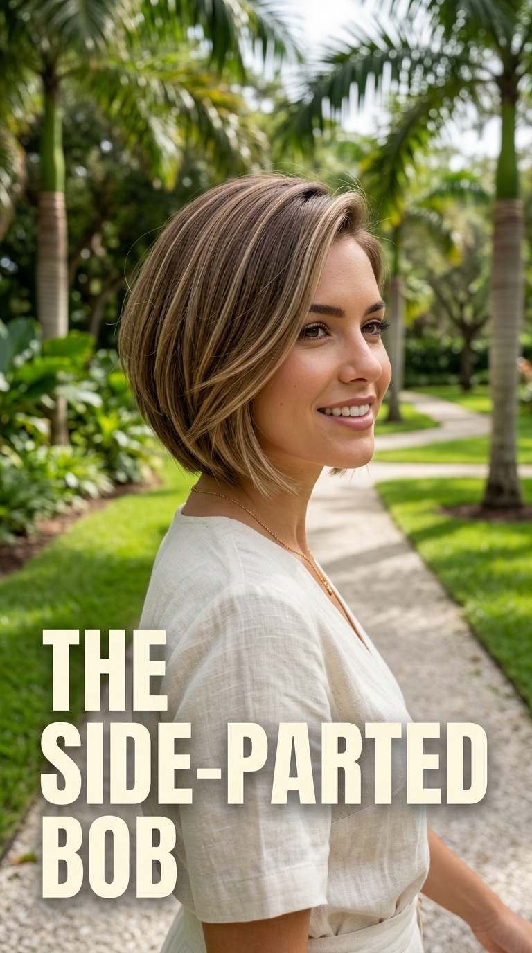 The Side-Parted Bob