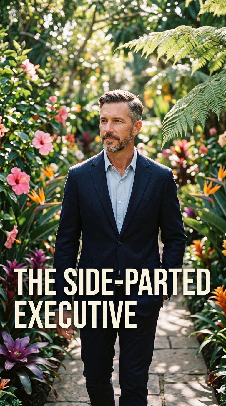 The Side-Parted Executive