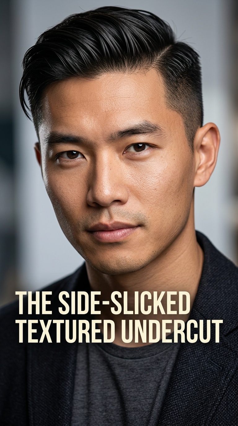 The Side-Slicked Textured Undercut