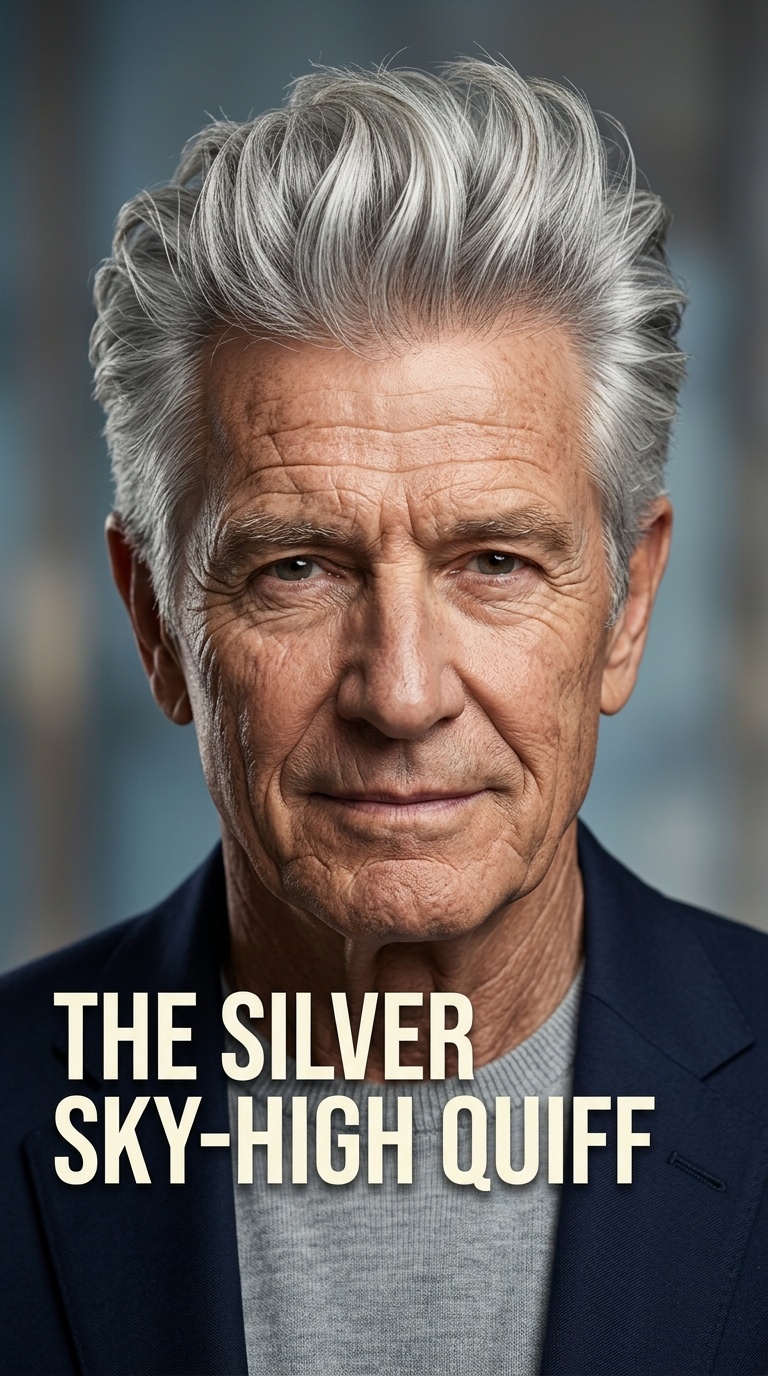 The Silver Sky-High Quiff