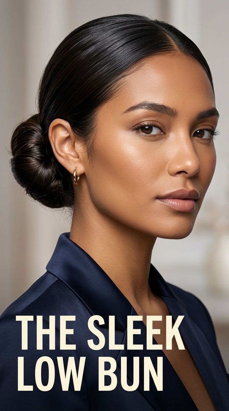 The Sleek Low Bun