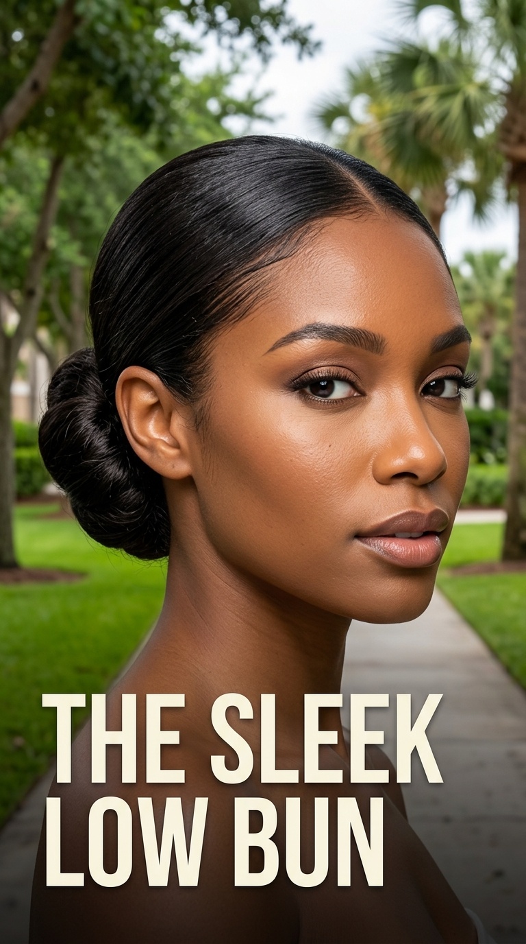 The Sleek Low Bun