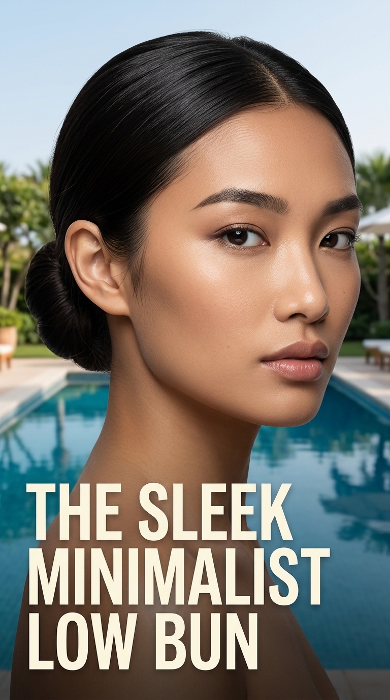 The Sleek Minimalist Low Bun