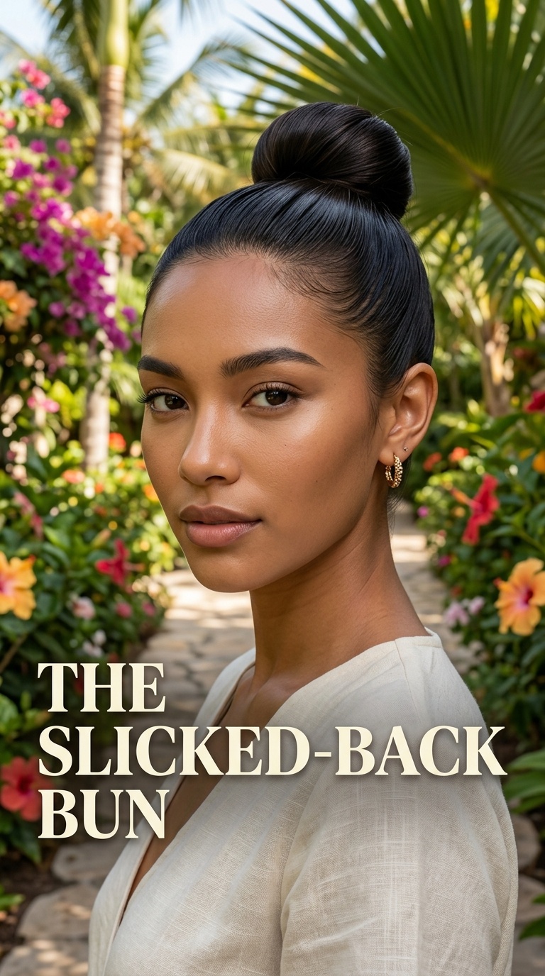 The Slicked-Back Bun