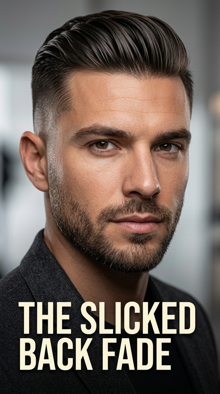 The Slicked Back Fade