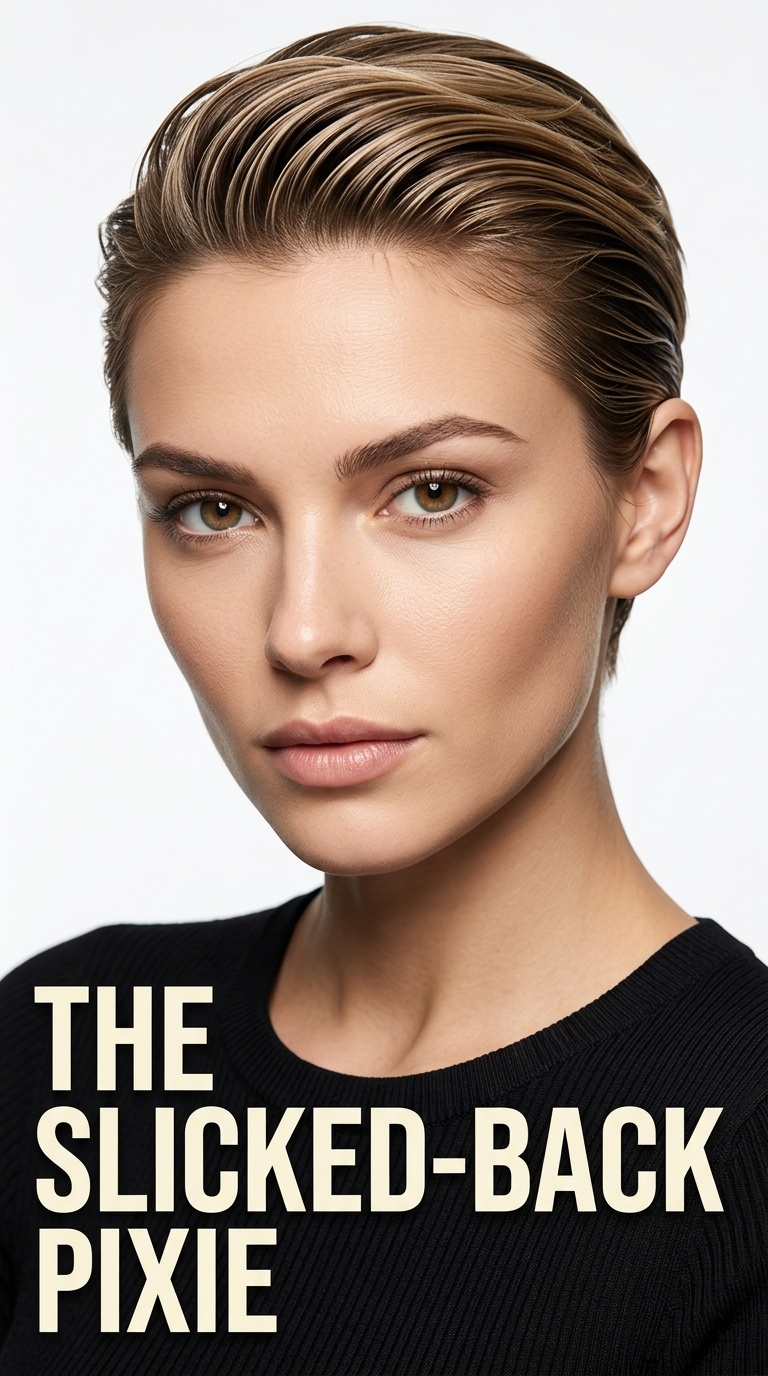 The Slicked-Back Pixie