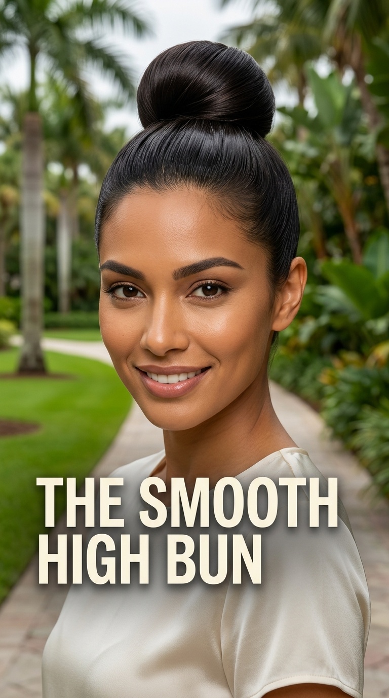 The Smooth High Bun