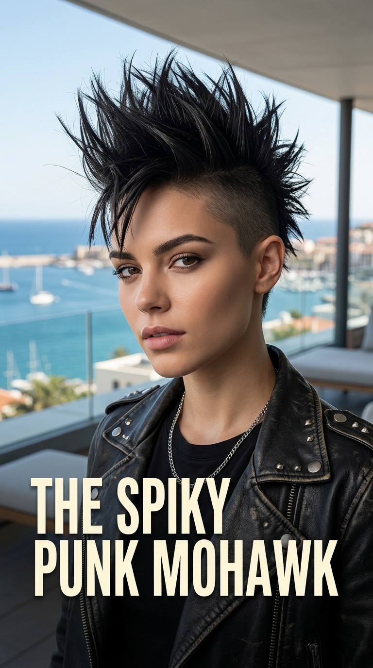 The Spiky Punk Mohawk