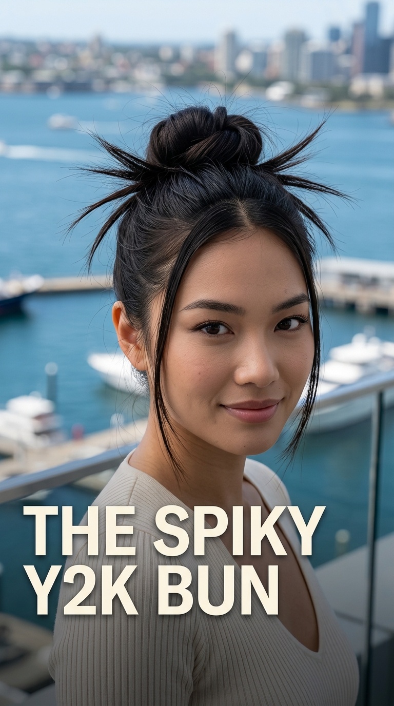 The Spiky Y2K Bun