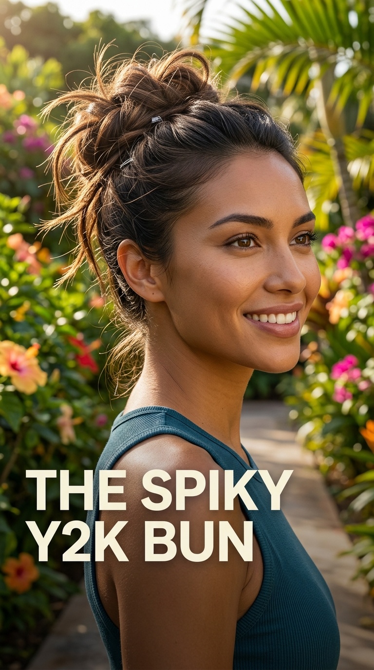 The Spiky Y2K Bun