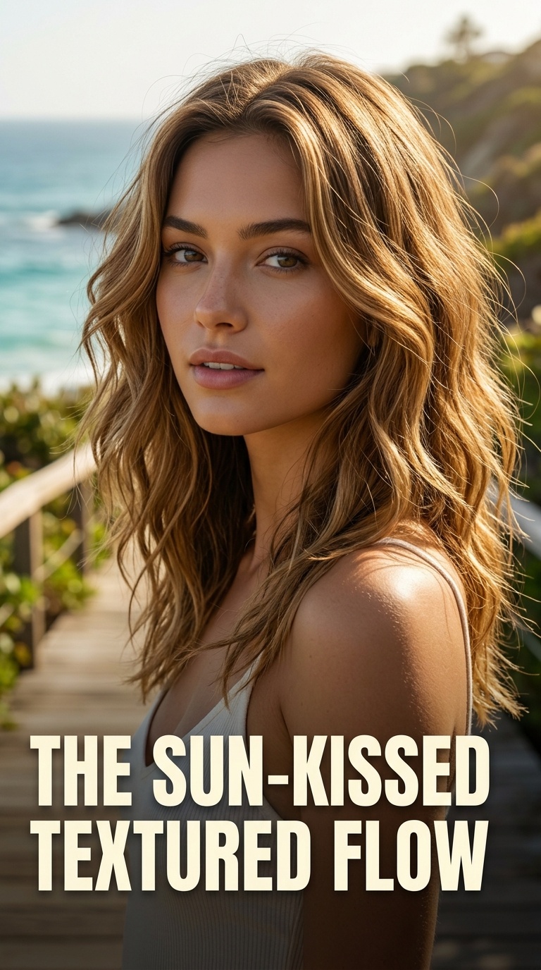 The Sun-Kissed Textured Flow