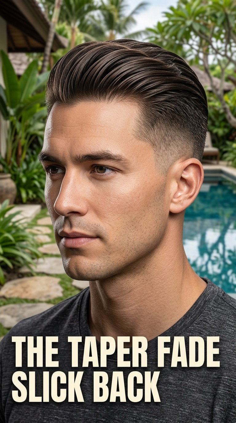 The Taper Fade Slick Back