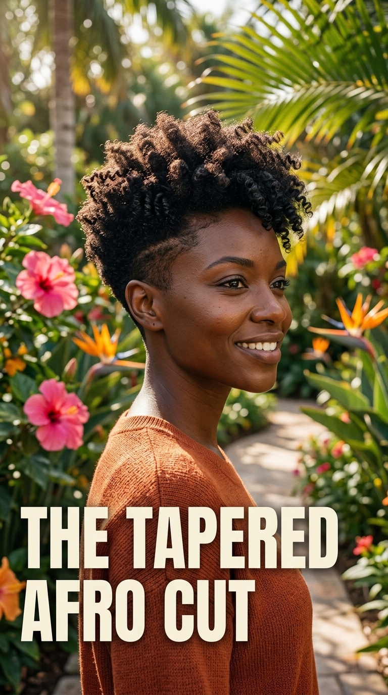 The Tapered Afro Cut