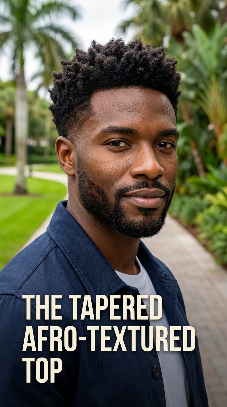 The Tapered Afro-Textured Top