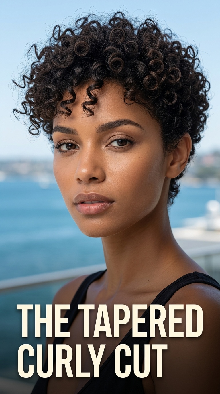 The Tapered Curly Cut
