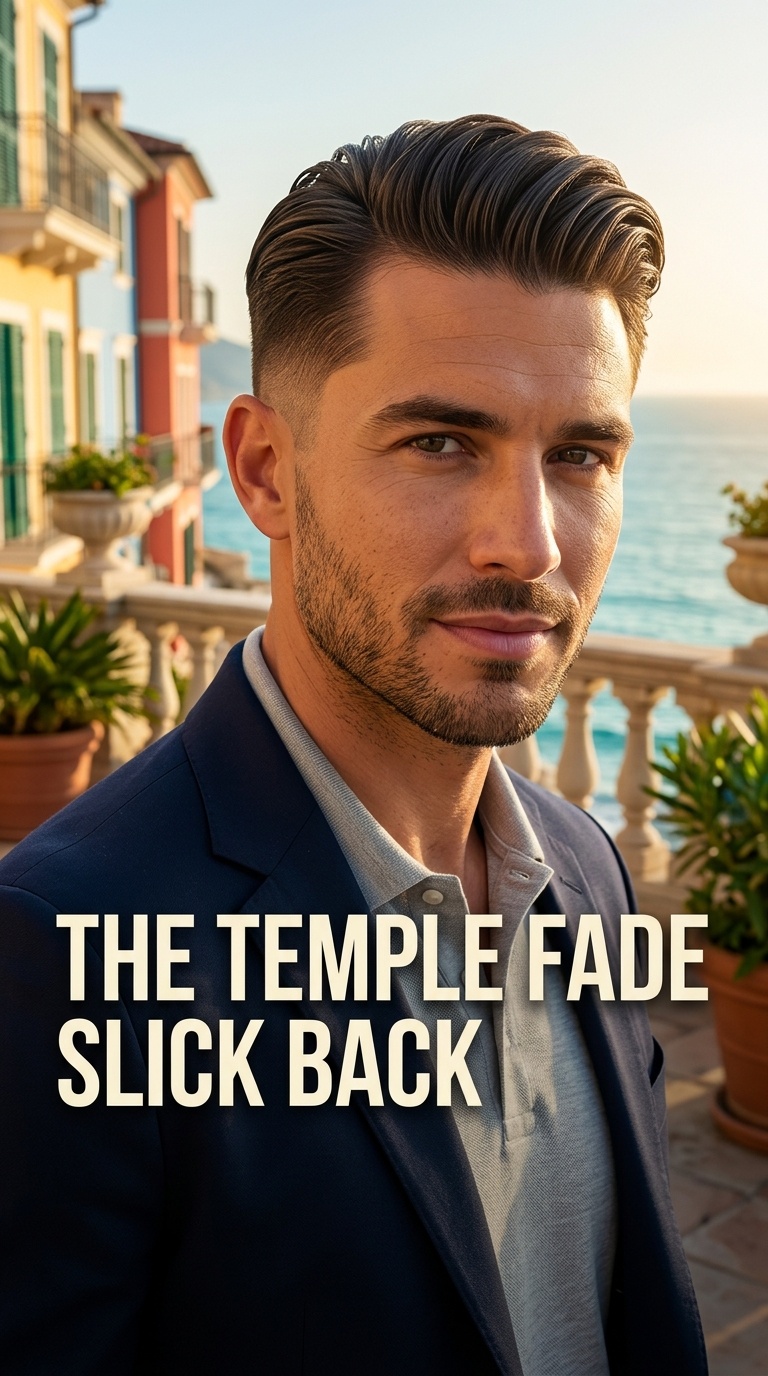 The Temple Fade Slick Back