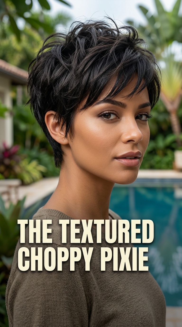 The Textured Choppy Pixie
