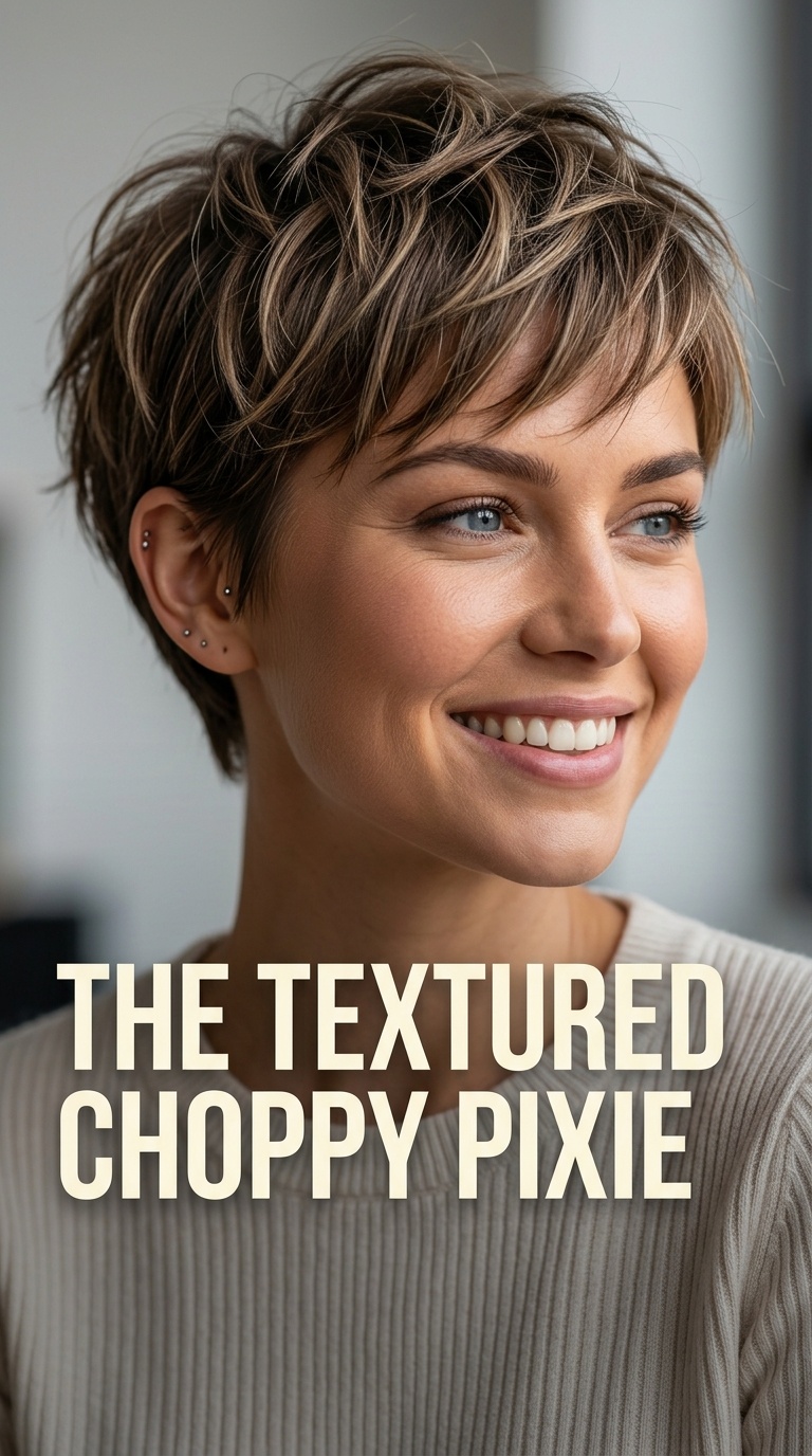 The Textured Choppy Pixie