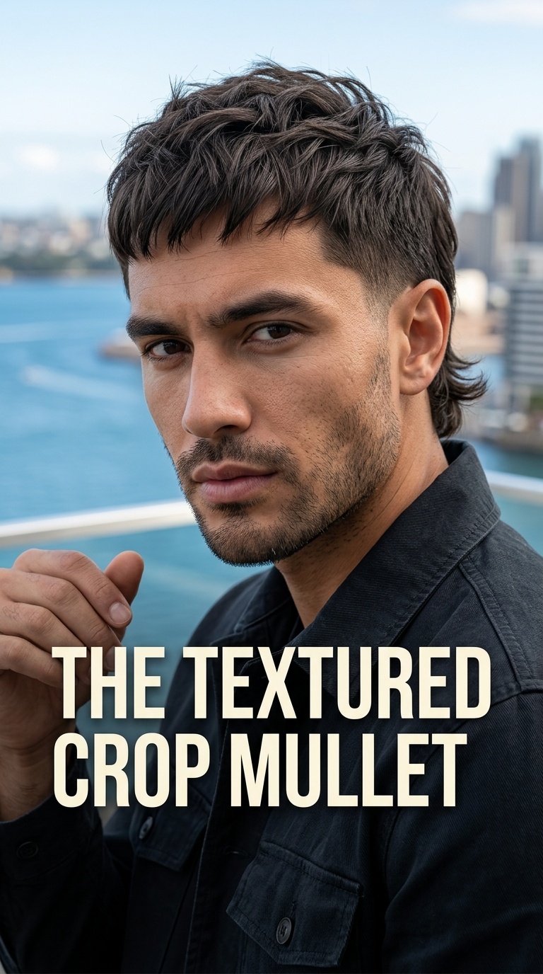 The Textured Crop Mullet