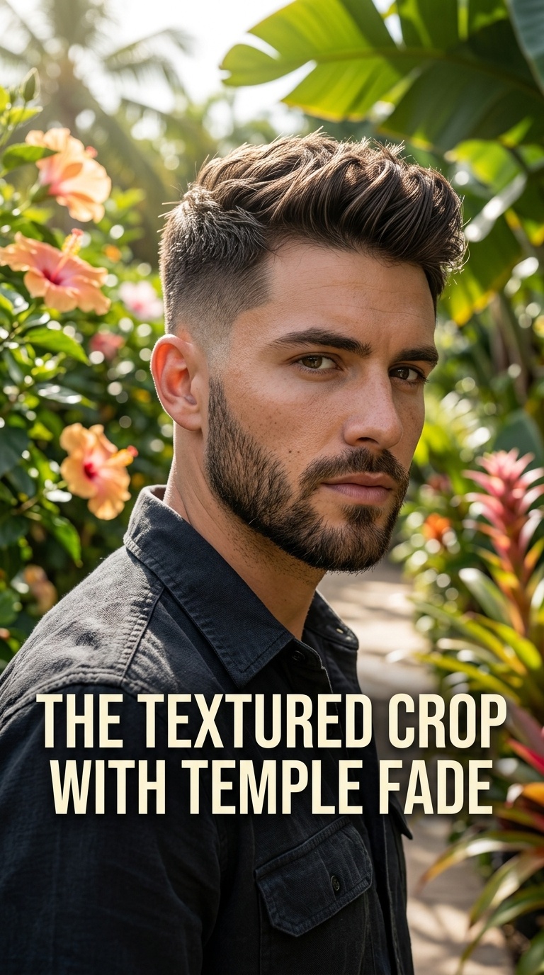 The Textured Crop with Temple Fade