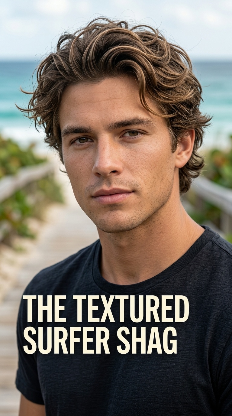 The Textured Surfer Shag
