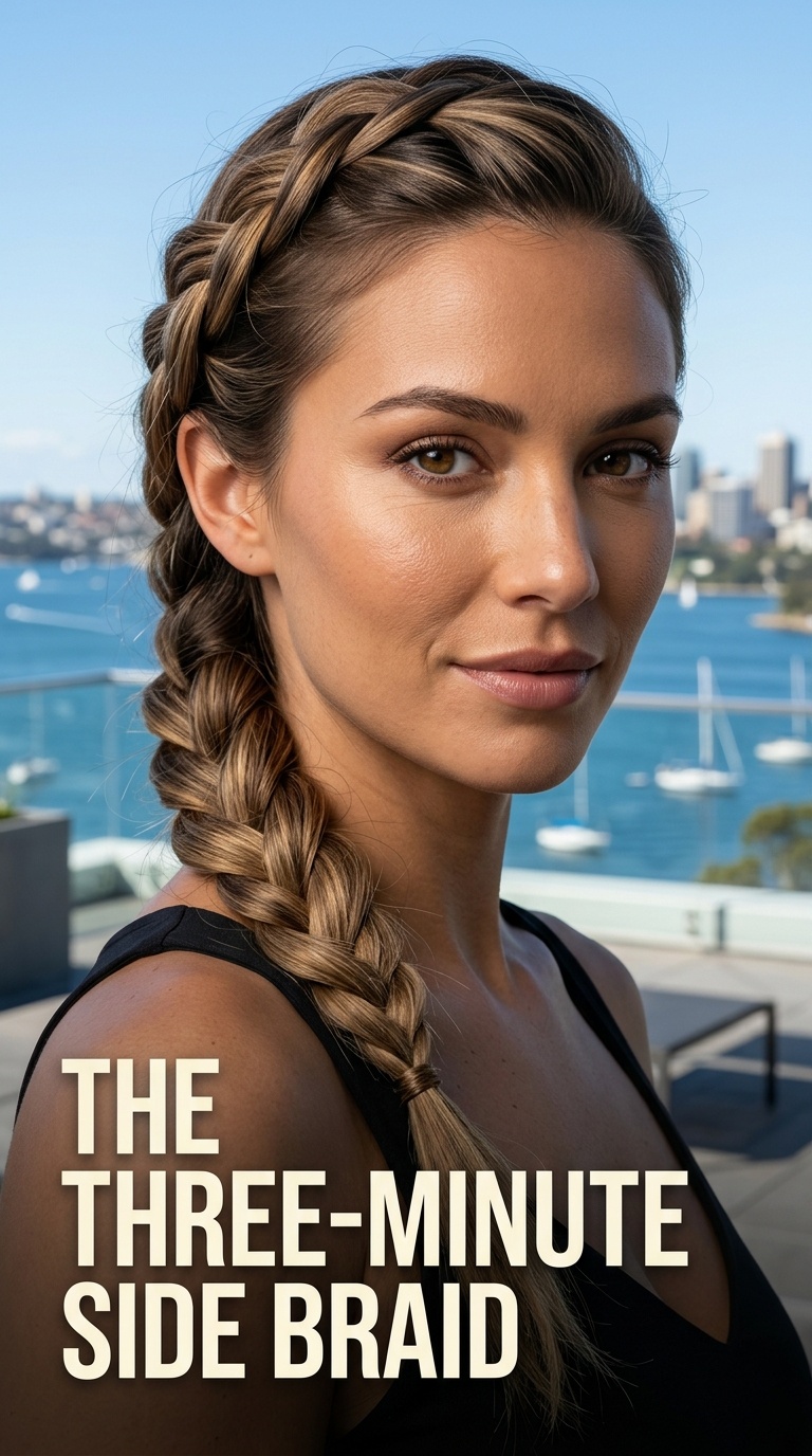 The Three-Minute Side Braid