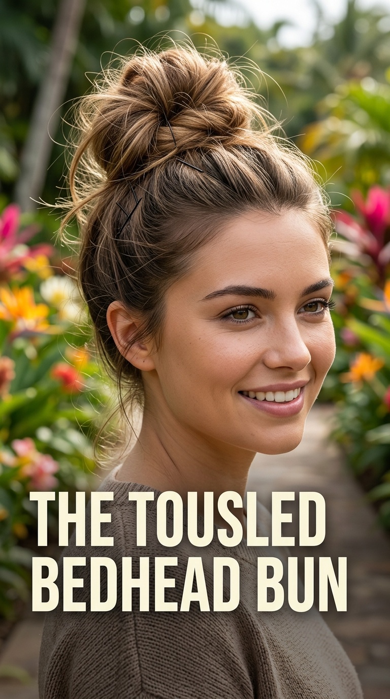 The Tousled Bedhead Bun