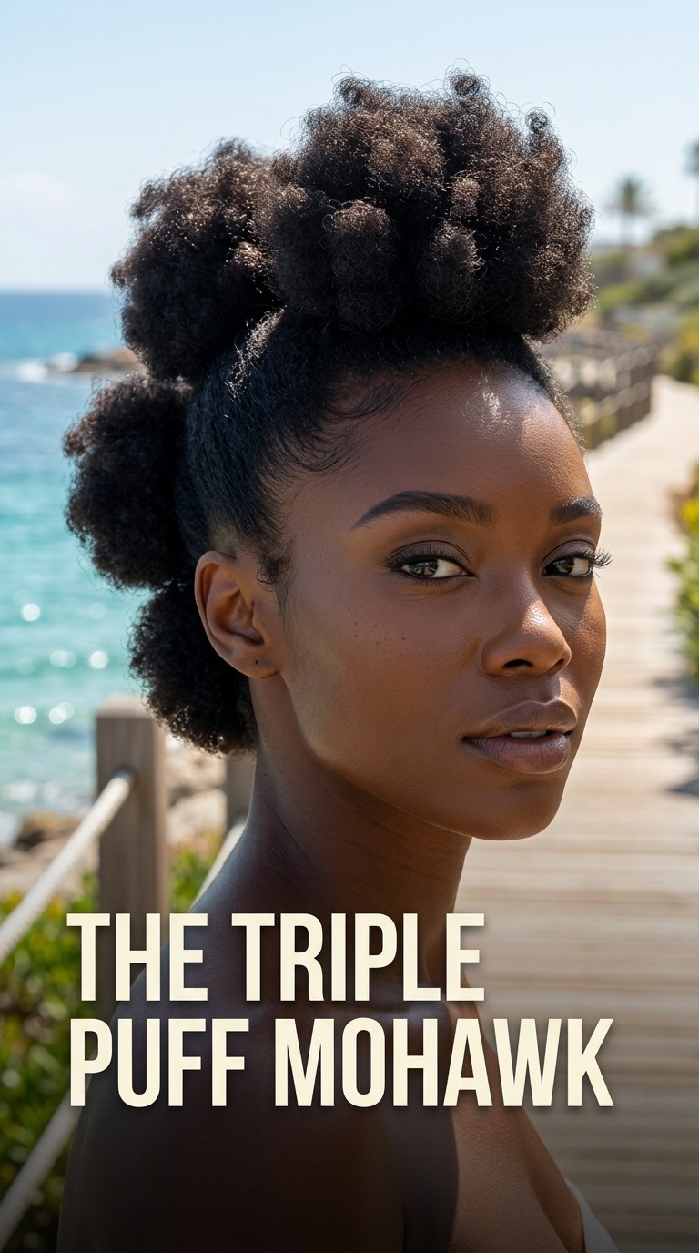 The Triple Puff Mohawk