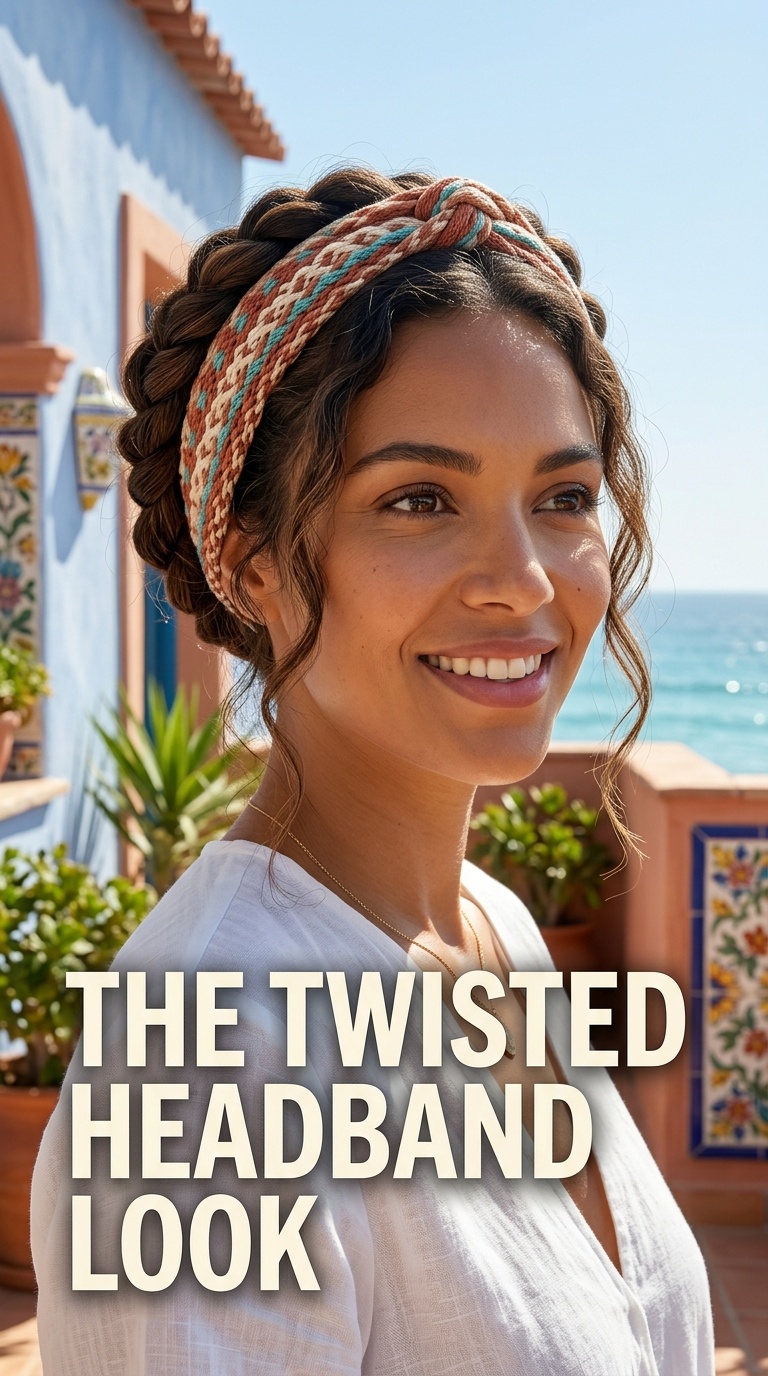The Twisted Headband Look